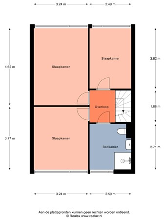 Floorplan - Dopperstraat 44, 3752 JG Bunschoten-Spakenburg